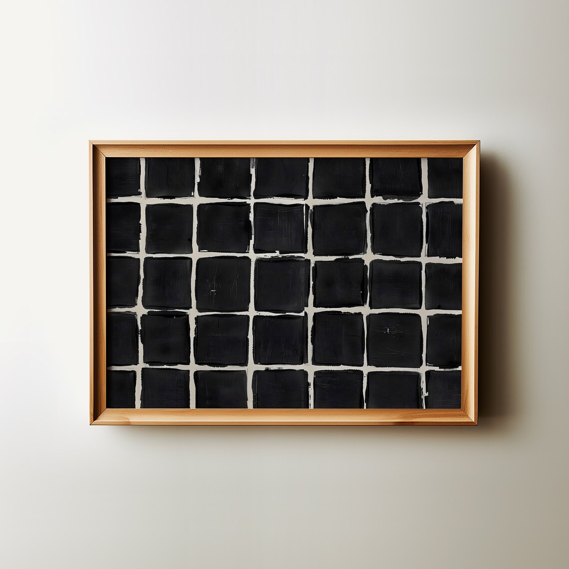 Mid-Century Modern Moody Abstract Art Print
