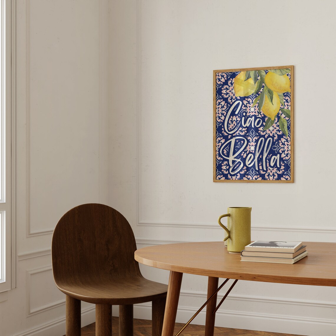 Ciao Bella Quote Print, Mediterranean Travel Poster - Image 3