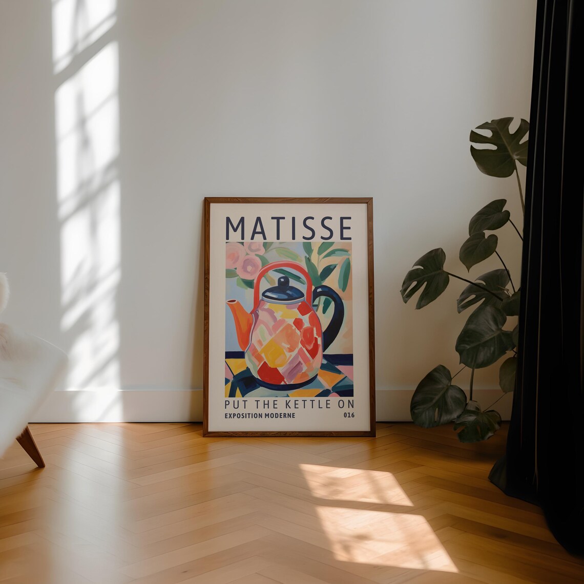 Matisse Put The Kettle On Kitchen Art Print - Image 2