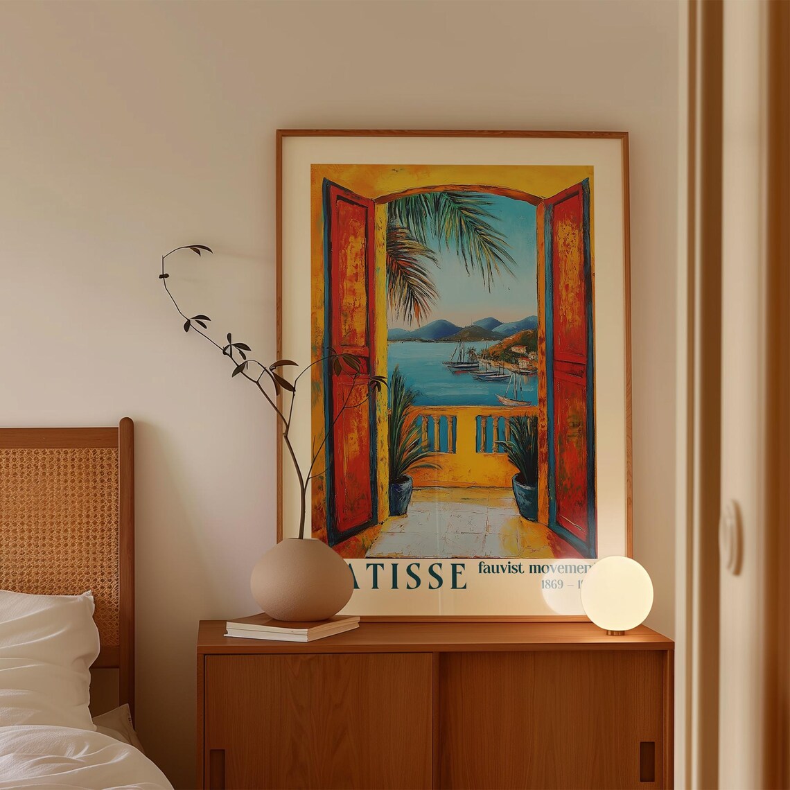 Matisse Open Window Fauvist Sea View Exhibition Art Style Poster - Image 3