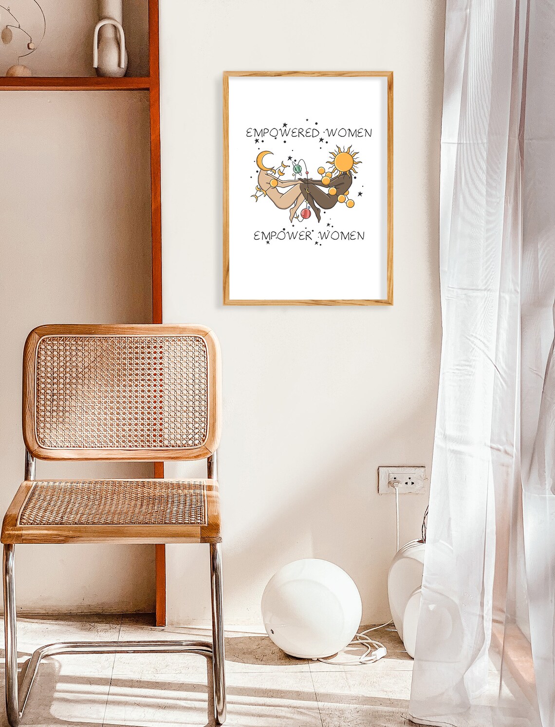 Empower Women Celestial Girl Power Art Print - Image 2