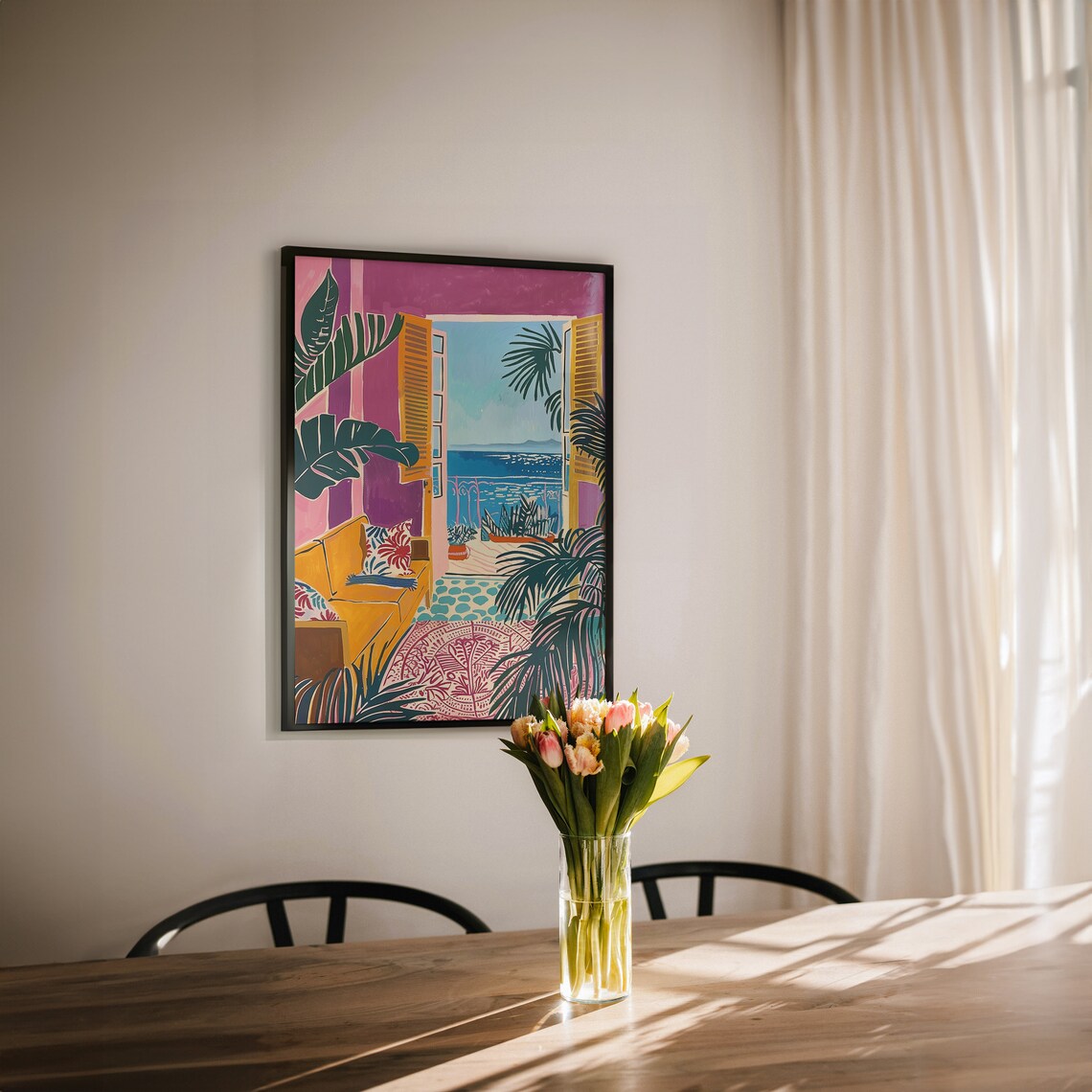 Henri Matisse Open Window, Fauvism Art Print - Image 4