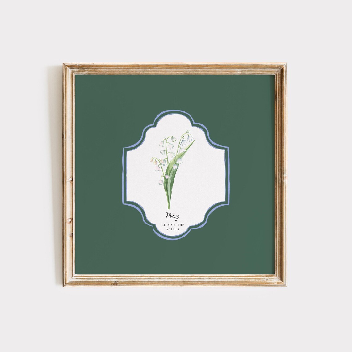 May Birth Month Flower Personalized Gift Art Print - Image 5
