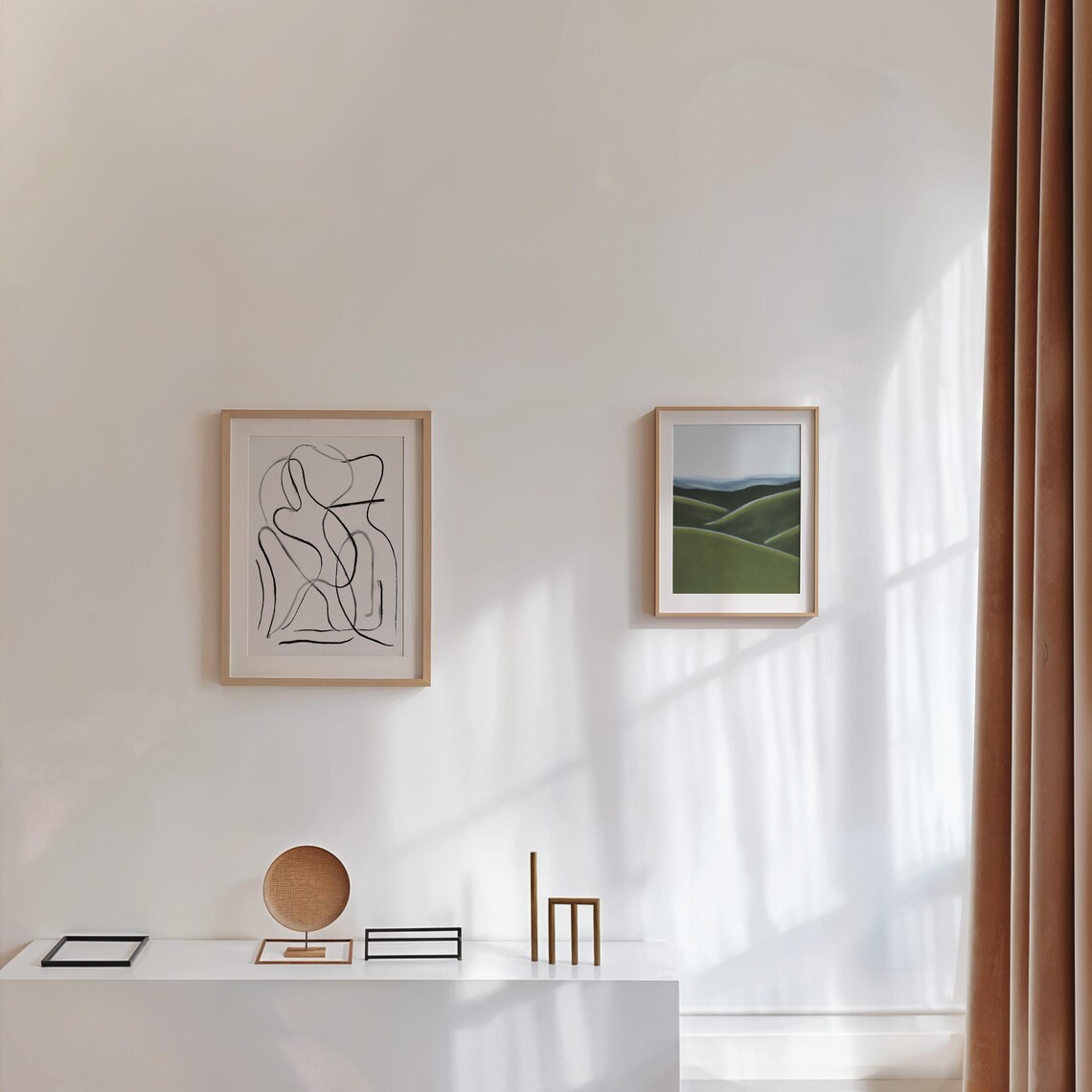 Dynamic Lines, Minimal Abstract Painting - Image 3