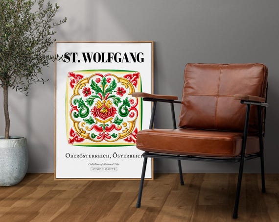 St Wolfgang Oberaustria Austria Travel Poster