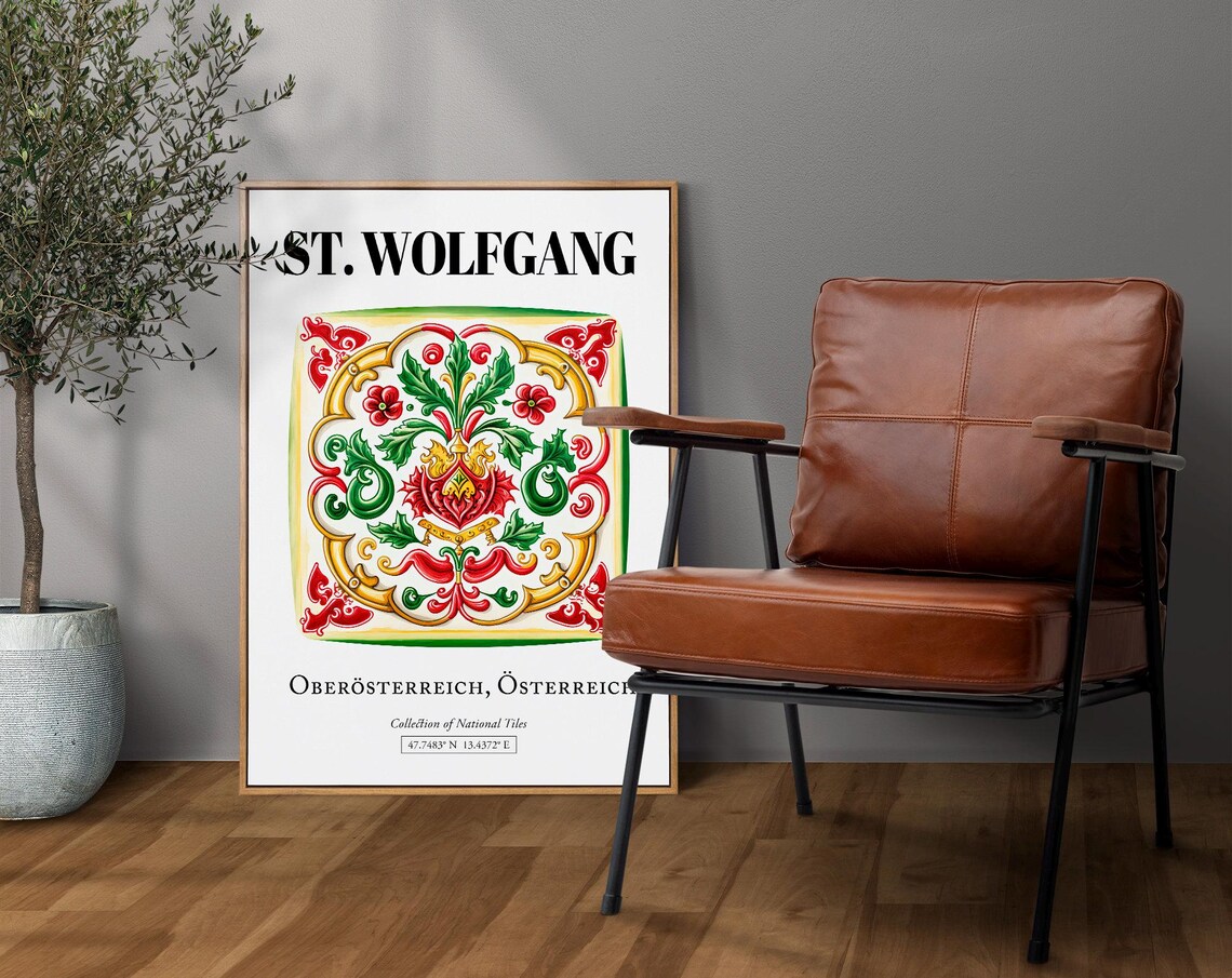 St Wolfgang Oberaustria Austria Travel Poster