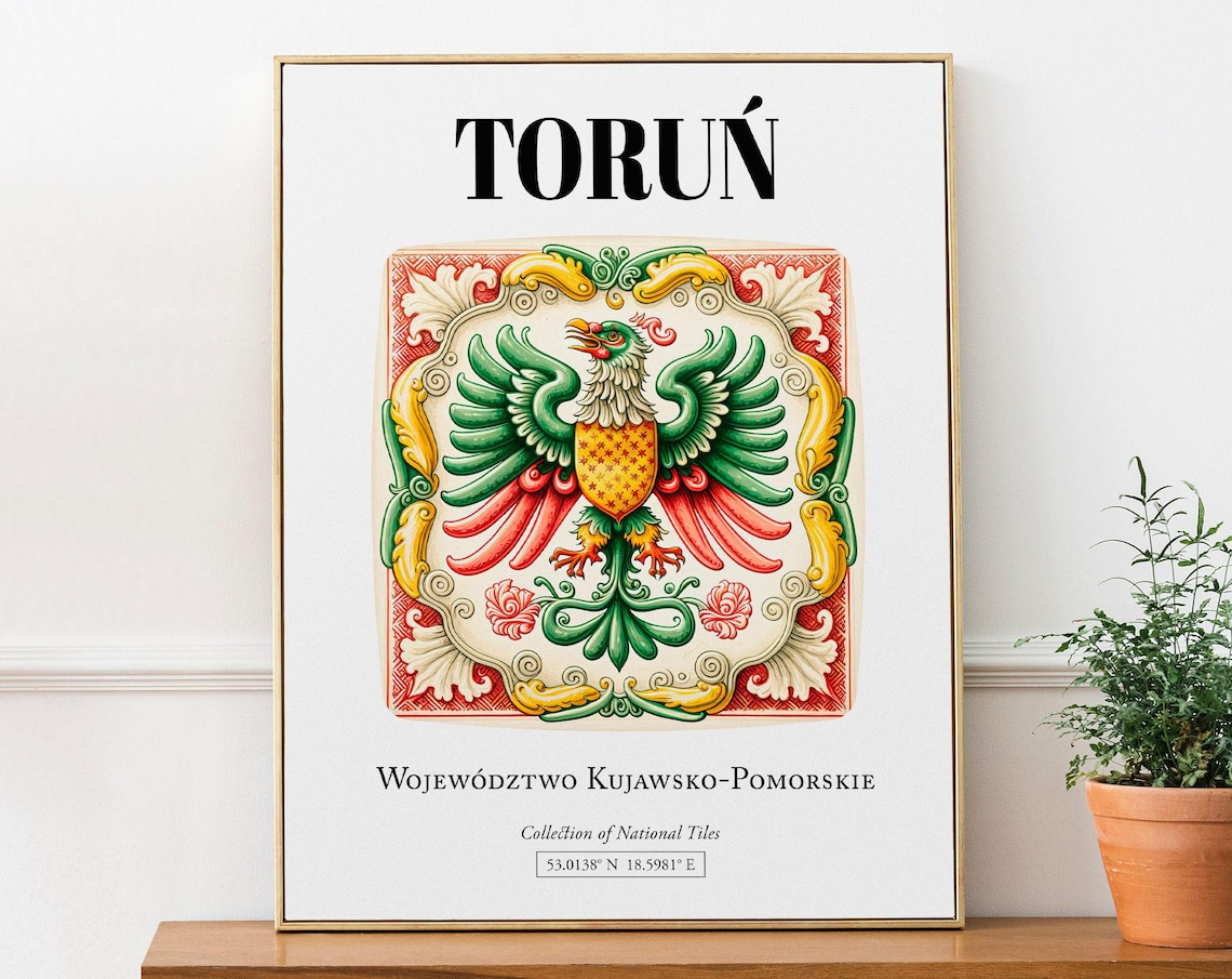 Toru Wojewdztwo Kujawskopomorskie Tile Pattern Art Print