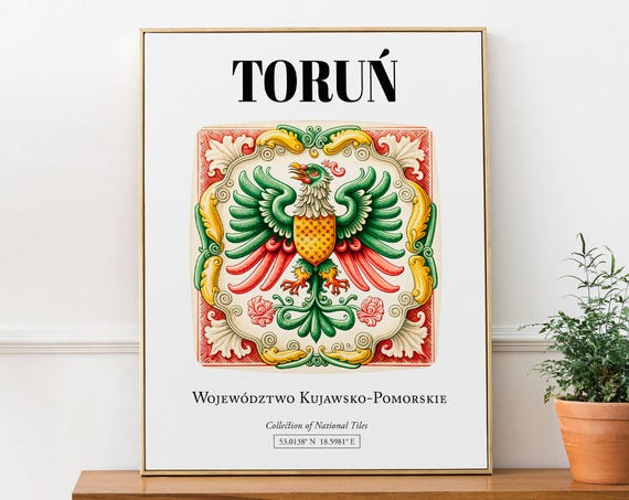 Toru Wojewdztwo Kujawskopomorskie Tile Pattern Art Print