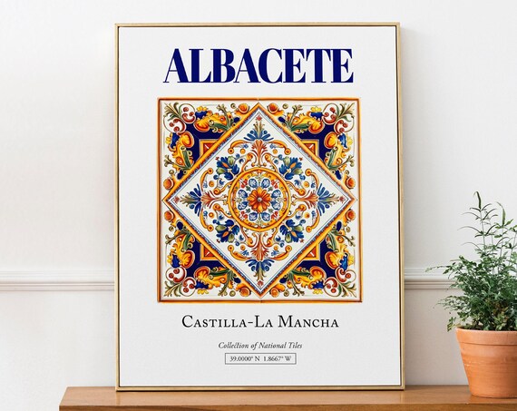 Albacete, Castilla-La Mancha Spain Travel Poster