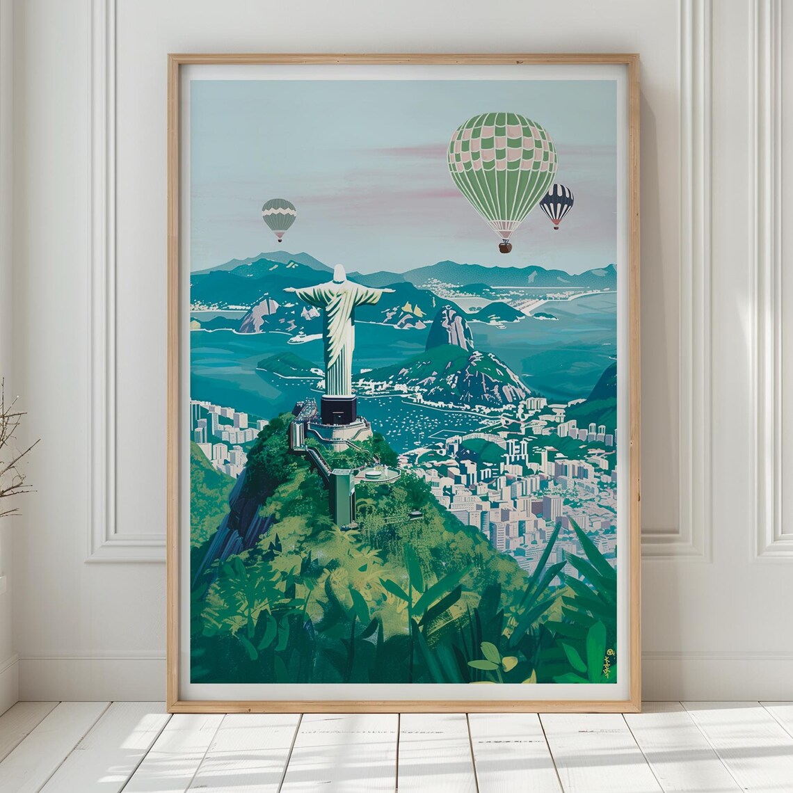 Rio De Janeiro Christ The Redeemer Poster Print