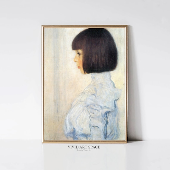 Gustav Klimt Portrait Of Helene 1898 Vintage Classic Art Print