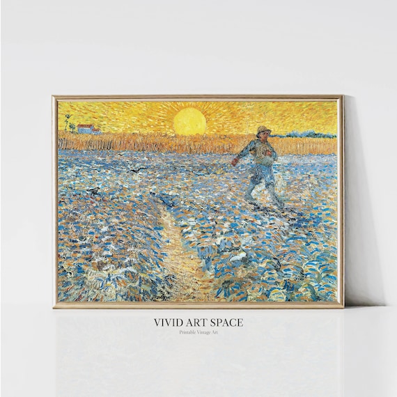 The Sower by Vincent Van Gogh, Landscape Art Print