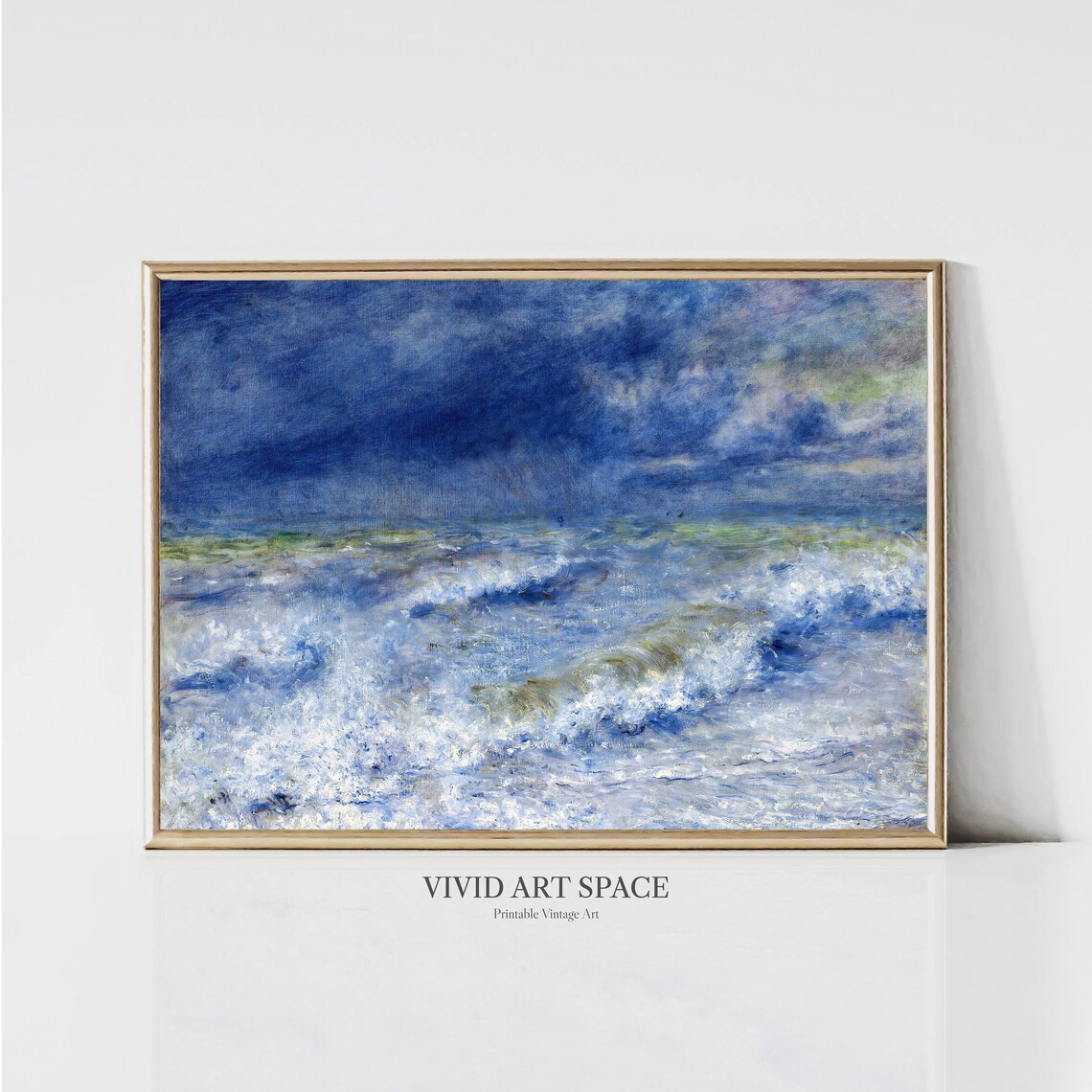 Renoir The Wave Impressionist Landscape Art Print