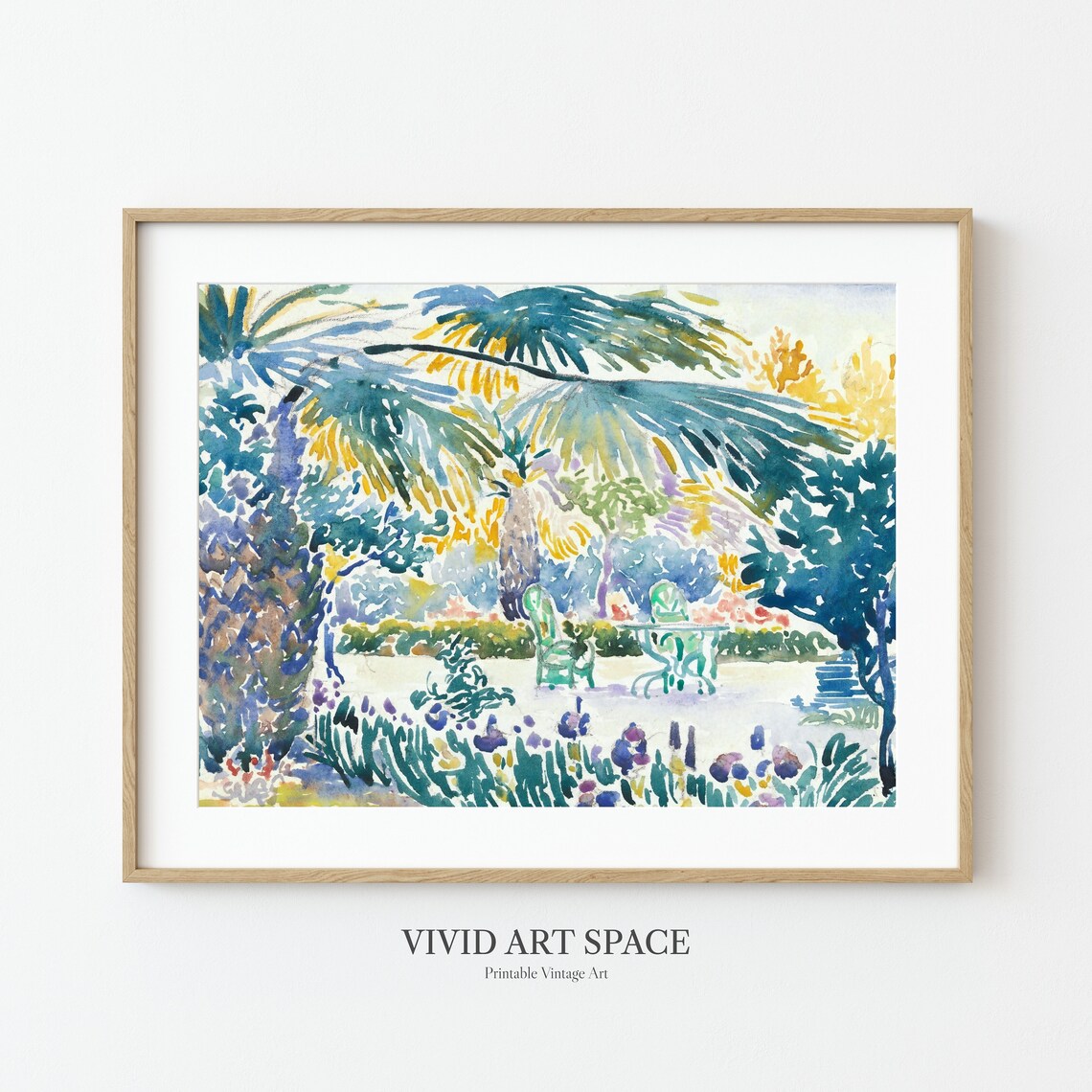 Henri Matisse Garden of the Painter Fauvism Art Print - Image 3