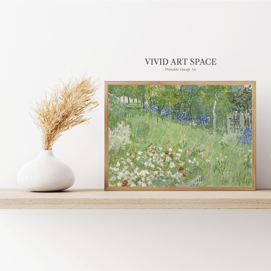 Van Gogh Daubigny's Garden Impressionist Landscape Print - Image 2