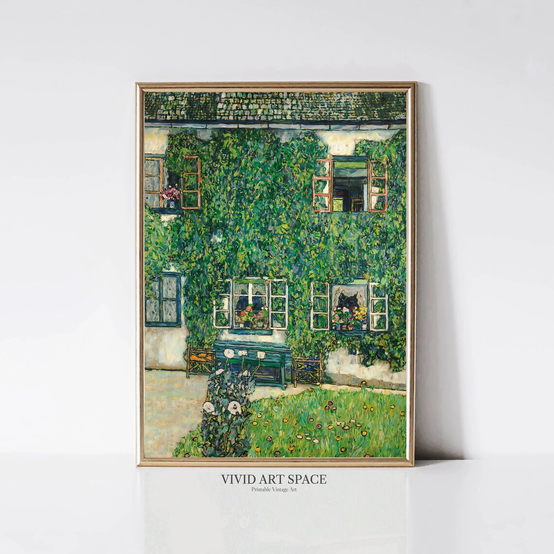 Gustav Klimt Foresters House in Weissenbach II Art Print - Image 3