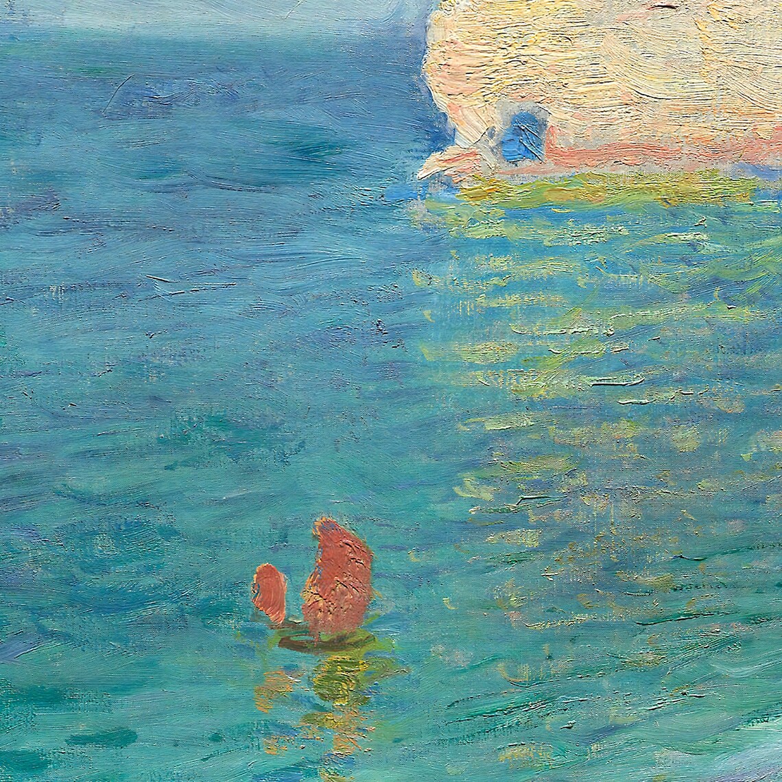 Monet Etretat Beach Impressionist Landscape Print - Image 2