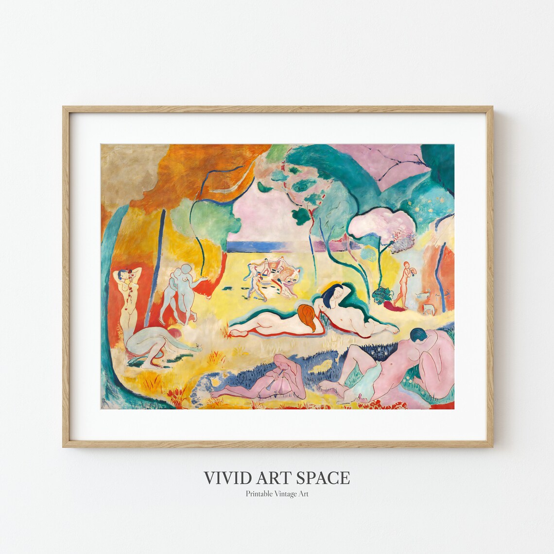 Henri Matisse Joy Of Life Abstract Art Print - Image 3