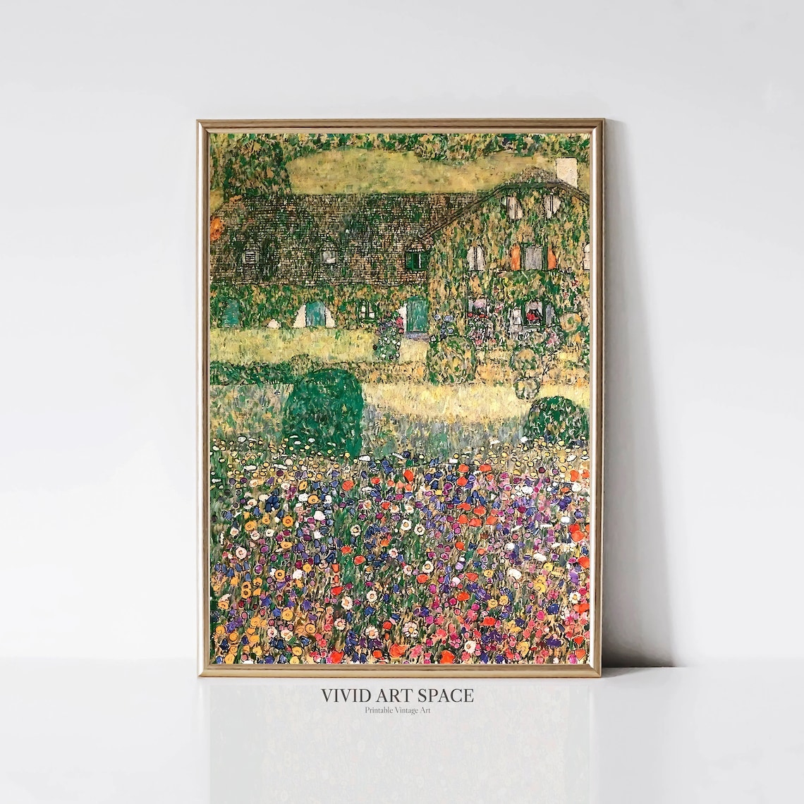 Gustav Klimt A Foresters House In Weissenbach I Art Print