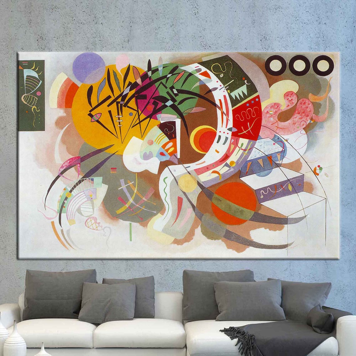 Dominant Curve Wassily Kandinsky Abstract Poster