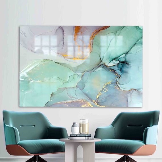 Green Marble Modern Luxury Art Print