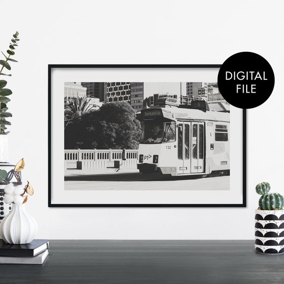 Tram Melbourne Australia Print Wall Art At Home File