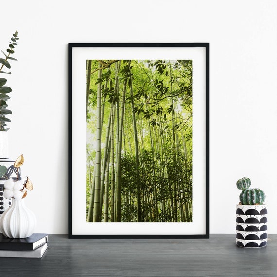 Bamboo Forest Print Wall Art A4 A3 A2 A1