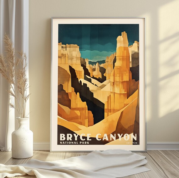 Bryce Canyon National Park Vintage Poster