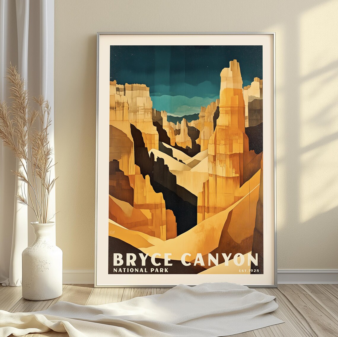 Bryce Canyon National Park Vintage Poster