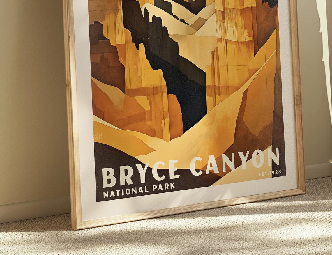 Bryce Canyon National Park Vintage Poster - Image 6