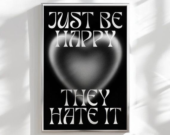 Funky Aura Wall Art Apartment Decor Y2k Aura Poster Aesthetic Room Decor Inspirational Quote Wall Art Funky Decor Aura Print Out Poster