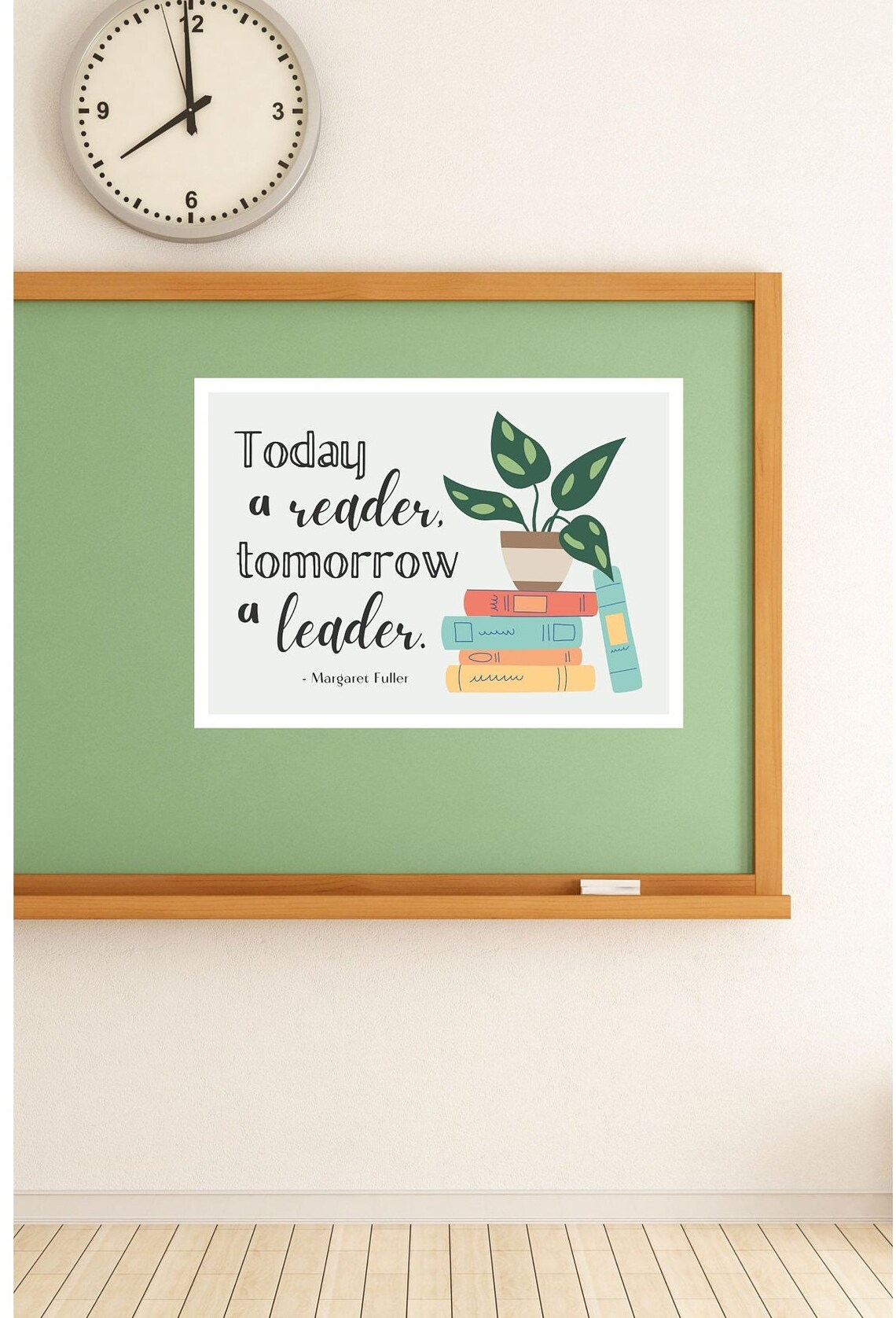 Today A Reader Tomorrow A Leader Quote Poster, Boho - Image 3