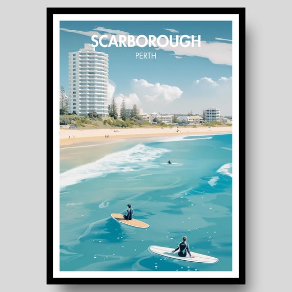 Scarborough Poster - Perth, Western Australia