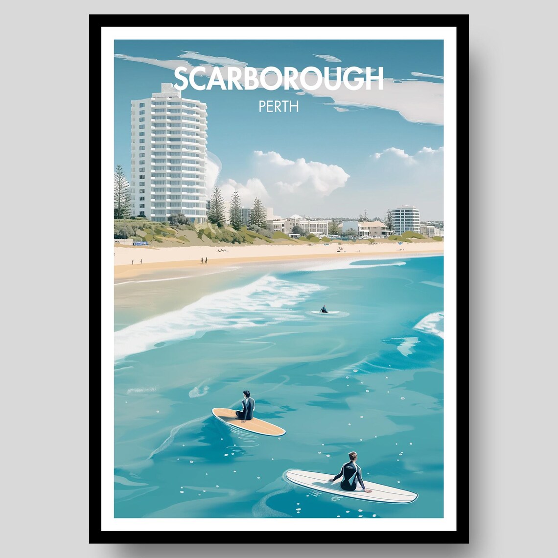 Scarborough Poster - Perth, Western Australia