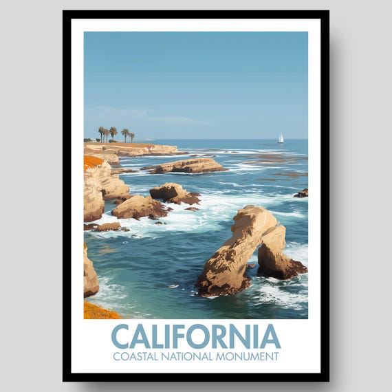 Coastal National Monument Poster
