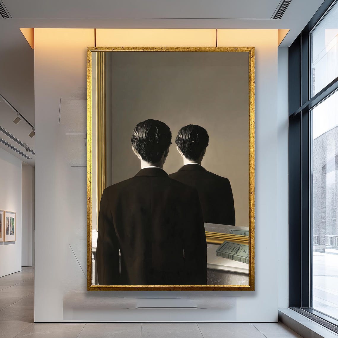 Rene Magritte Not To Be Reproduced Famous Surrealist Art Poster