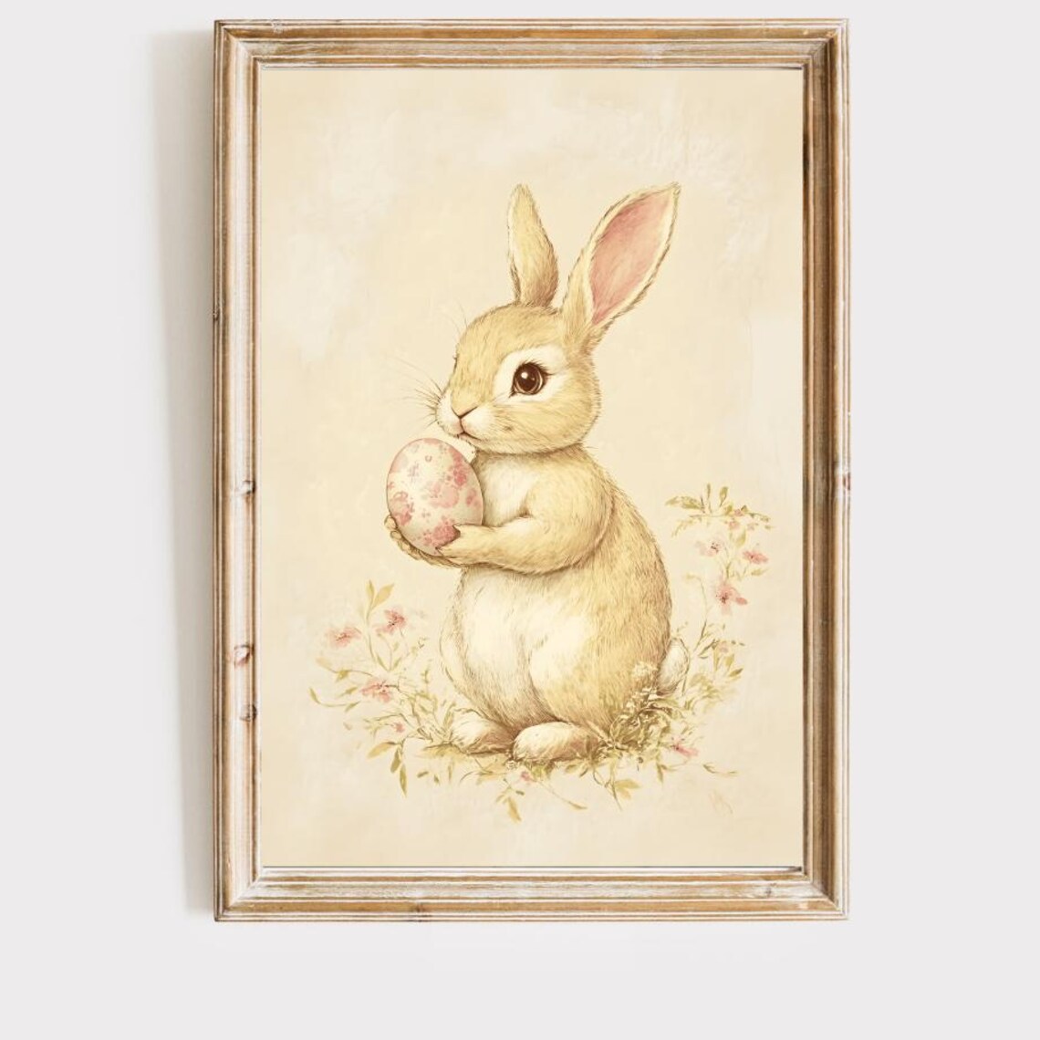 Spring Bunny Easter Decor, Coquette Style