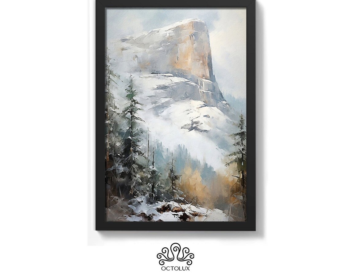 Vintage Style Christmas Western Cliffs
