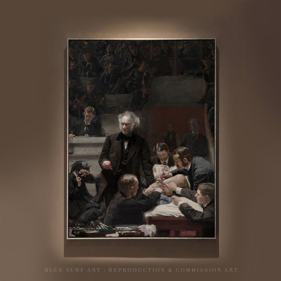 The Gross Clinic Thomas Eakins Reproduction Art Eakins Living Room Wall Art Gift Hand Painted Oil Realism Art Painting Decor
