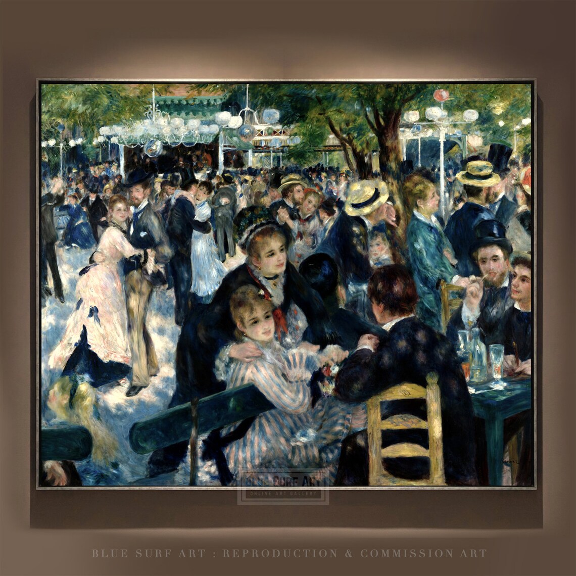 Pierre Auguste Renoir Dance at Le Moulin de la Galette 1876 Party Poster