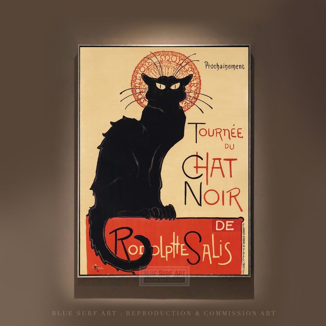 Theophile Steinlen Le Chat Noir 1896 Paris Cabaret Cat Poster