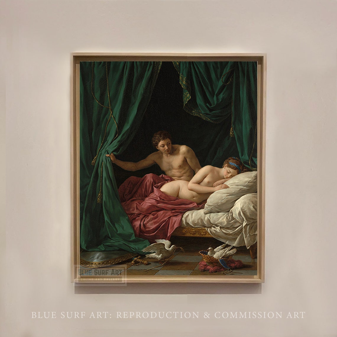 Mars And Venus Allegory Of Peace Louis Jean Franois Lagrene Reproduction Living Room Wall Art Love Romantic Art Roman Goddess Of Love