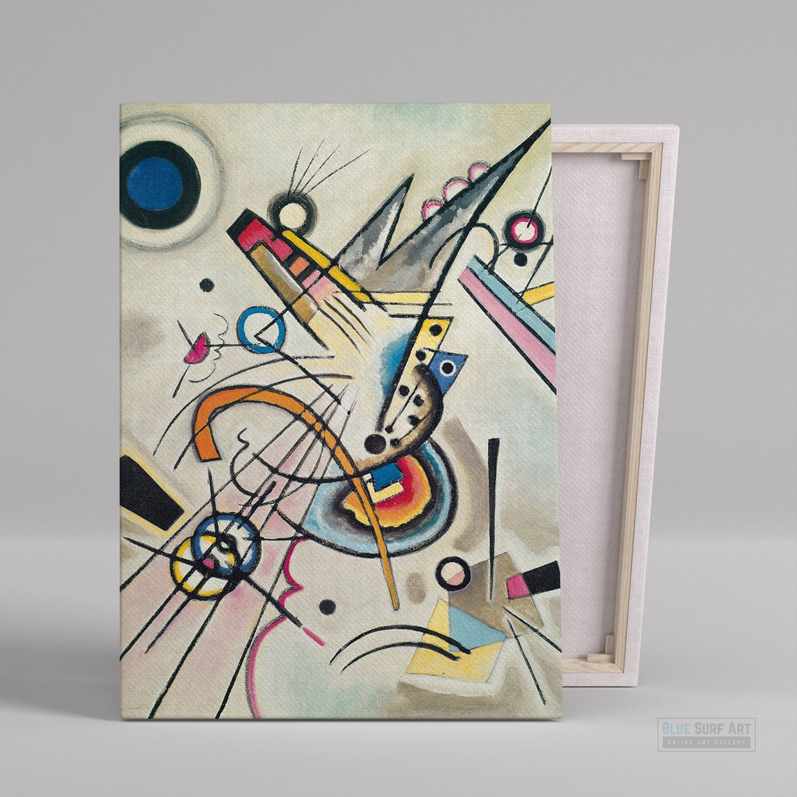 Wassily Kandinsky In Blue 1925 Sail Form Circles Geometric Poster