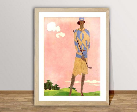 Golf Sport Vintage Sport Poster Golf Lovers Sport Poster Wall Decor Gift Idea