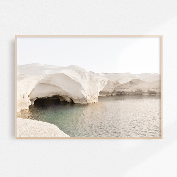 Milos Greece Beach Art Print, Sarakiniko Landscape