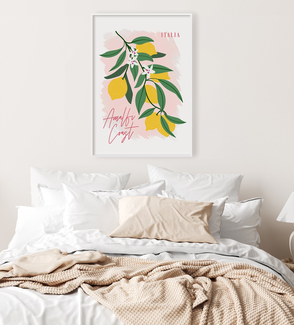 Amalfi Coast Lemons, Italy Kitchen Art Print - Image 3
