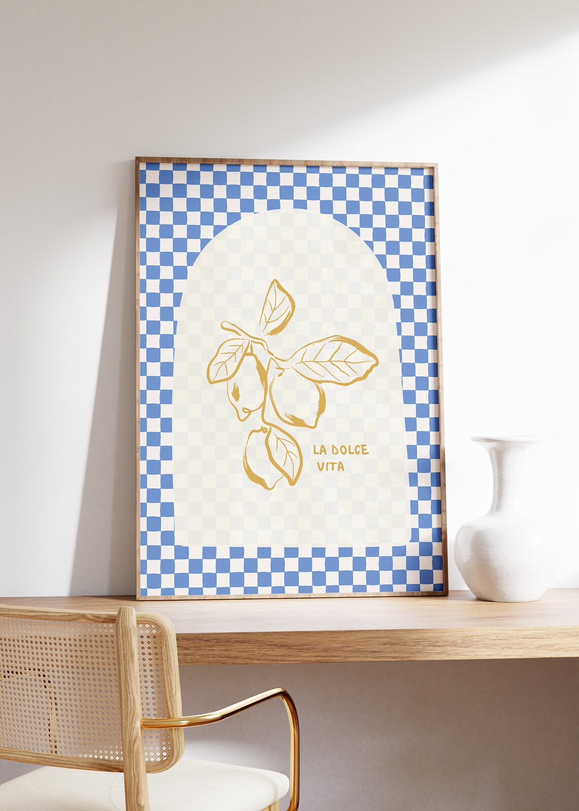 La Dolce Vita Lemon Poster, Dining Room Decor - Image 3
