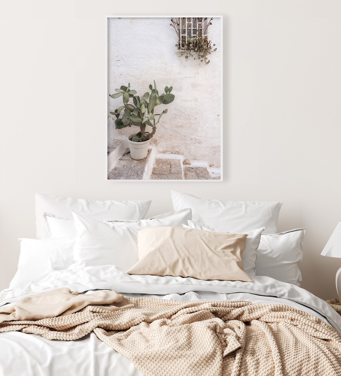 Puglia Cactus Print, Italy Travel Poster - Image 3