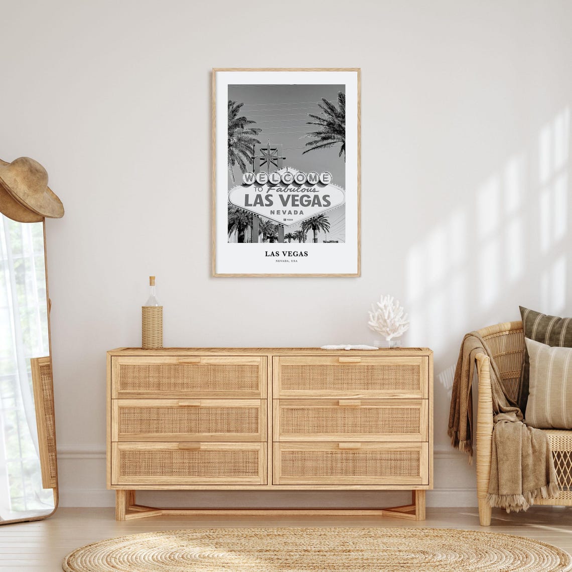 Las Vegas Wall Art No 1 Las Vegas Wall Decor Las Vegas Poster Las Vegas Home Decor Las Vegas Travel Gift Las Vegas Travel Print - Image 3