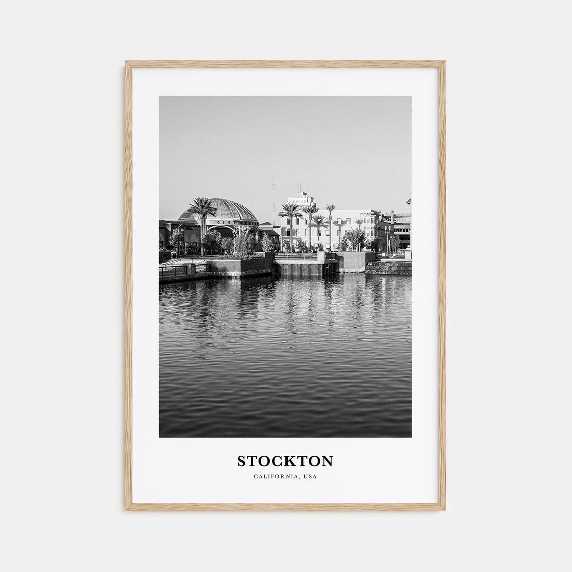 Stockton Wall Art Stockton Wall Decor Stockton Poster Stockton Home Decor Stockton Travel Gift Stockton Travel Print